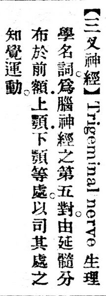 File:三叉神經.辭源(改編本).jpg